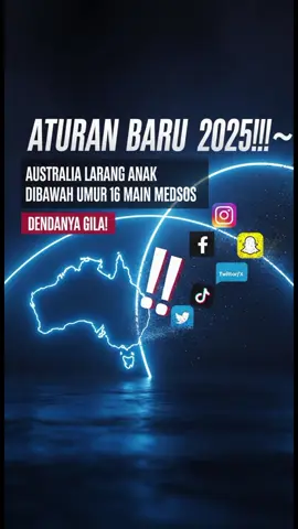 GEMPAR‼️Australia Larang Anak <16 Main Medsos—Dendanya Gila⁉️