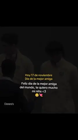 Hoy 17 de noviembre, día de la mejor #amiga #frases de #futbol⚽️ #amigos #viral 