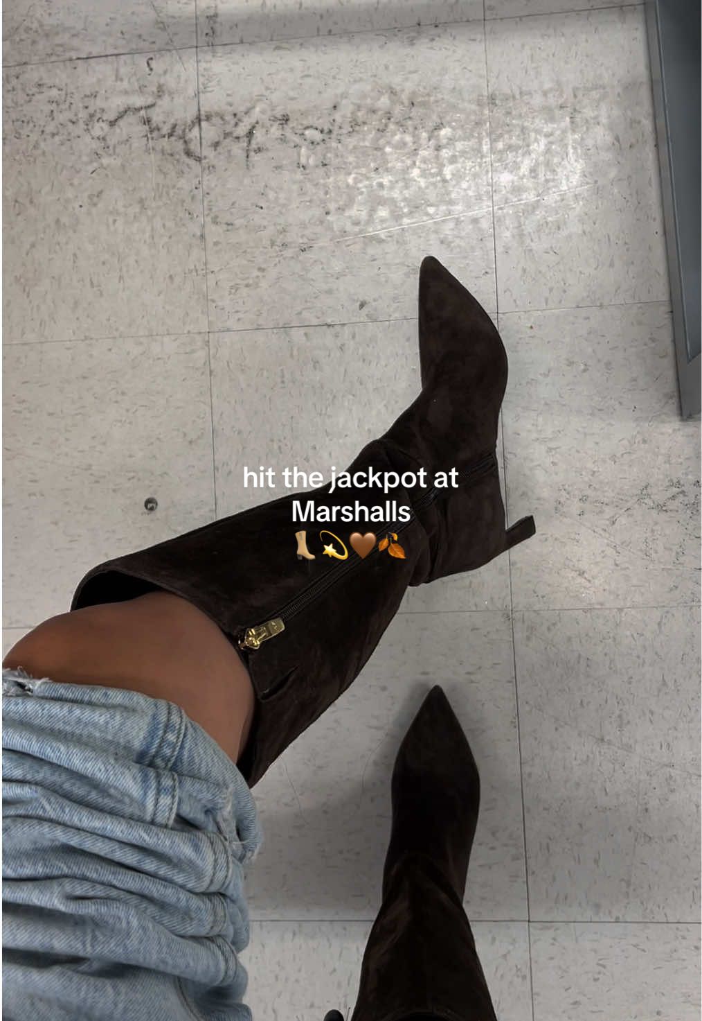 Can’t believe I found these @Marshalls!! Fave suede boots everrr 😭🤎🤎💫💫💫 #marshallshaul #marshallsfinds #shopwithme #fallboots #fyp