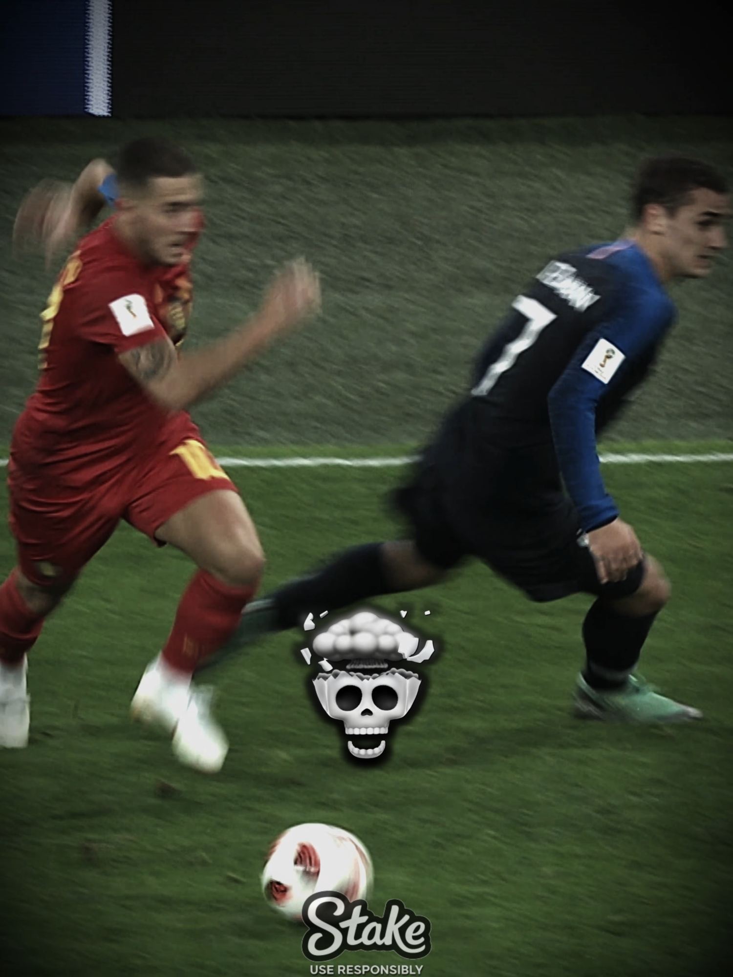 Hazard vs France ☠️🔥 #hazard #belgium #france #football #blowthisup