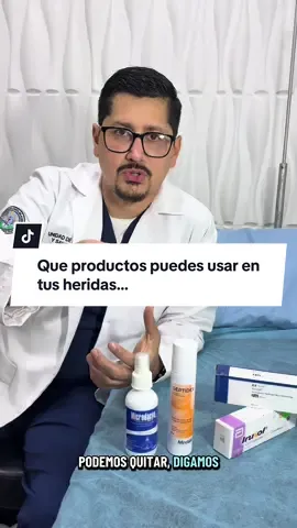 Estos son algunos de los productos que usamos en consultorio para limpiar y manejar diferentes tipos de heridas. Cada una necesita cuidados distintos, así que antes de usar cualquier spray o crema, consultá siempre a tu médico. Una buena curación empieza con un buen diagnóstico. 🩹✨  visítanos en Hospital de Especialidades en Zacapa, Zacapa. #curaciones #heridas #diabetes #diabetestipo2 #zacapa 