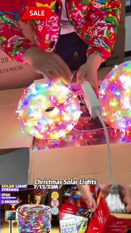 Solar christmas lights