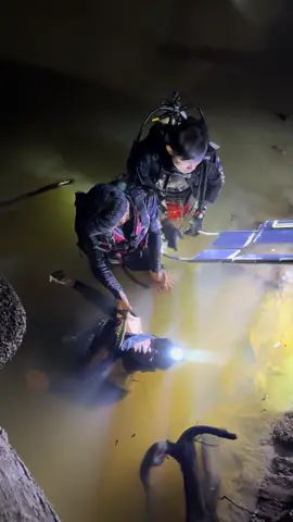 เจอแล้ว  🤿🤿 เตรียมเคลื่อนย้ายคุณลุงกลับบ้าน #อาสากู้ภัยสว่างศรีวิไลฯจุดโสกก่าม 