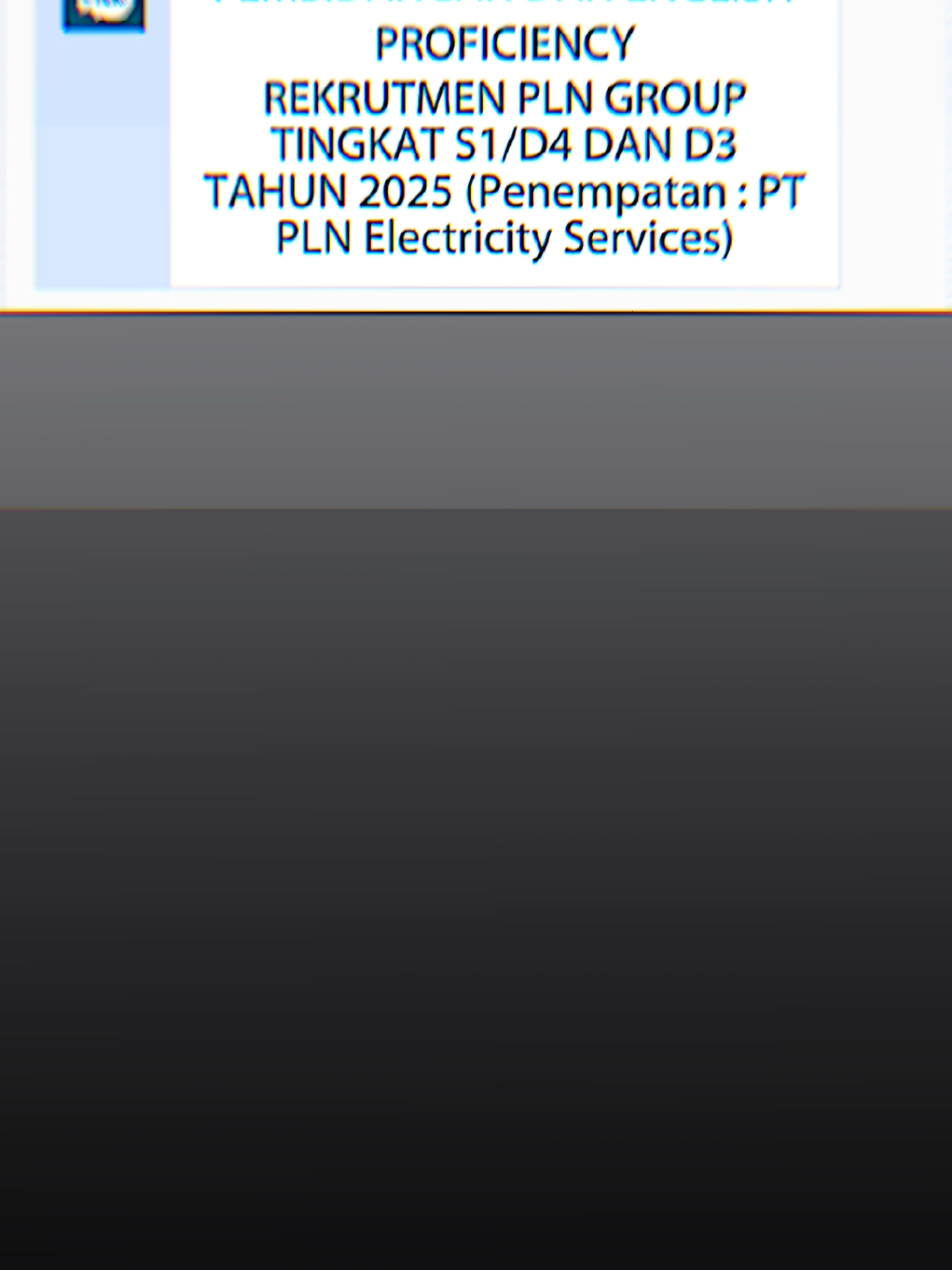 pengumuman GAT PLN 2025 ikut meriahkan event aja guys, ga espect juga dengan waktu yg sesingkat itu kemarin #pengumuman #gatpln #pln #2025 