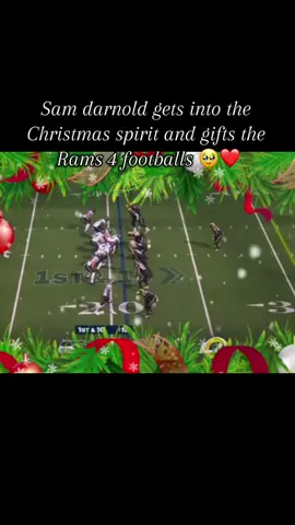 What a great guy Sam Darnold 🥰❤️ #samdarnold #nfl #seahawks #fyp #christmas 