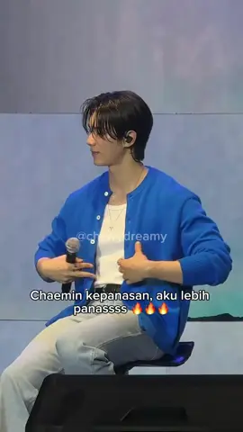 Siapa mau bantu lap keringatnyaaa??? #bonappetityourmajesty #leechaemin #trendingvideo #viraltiktok 