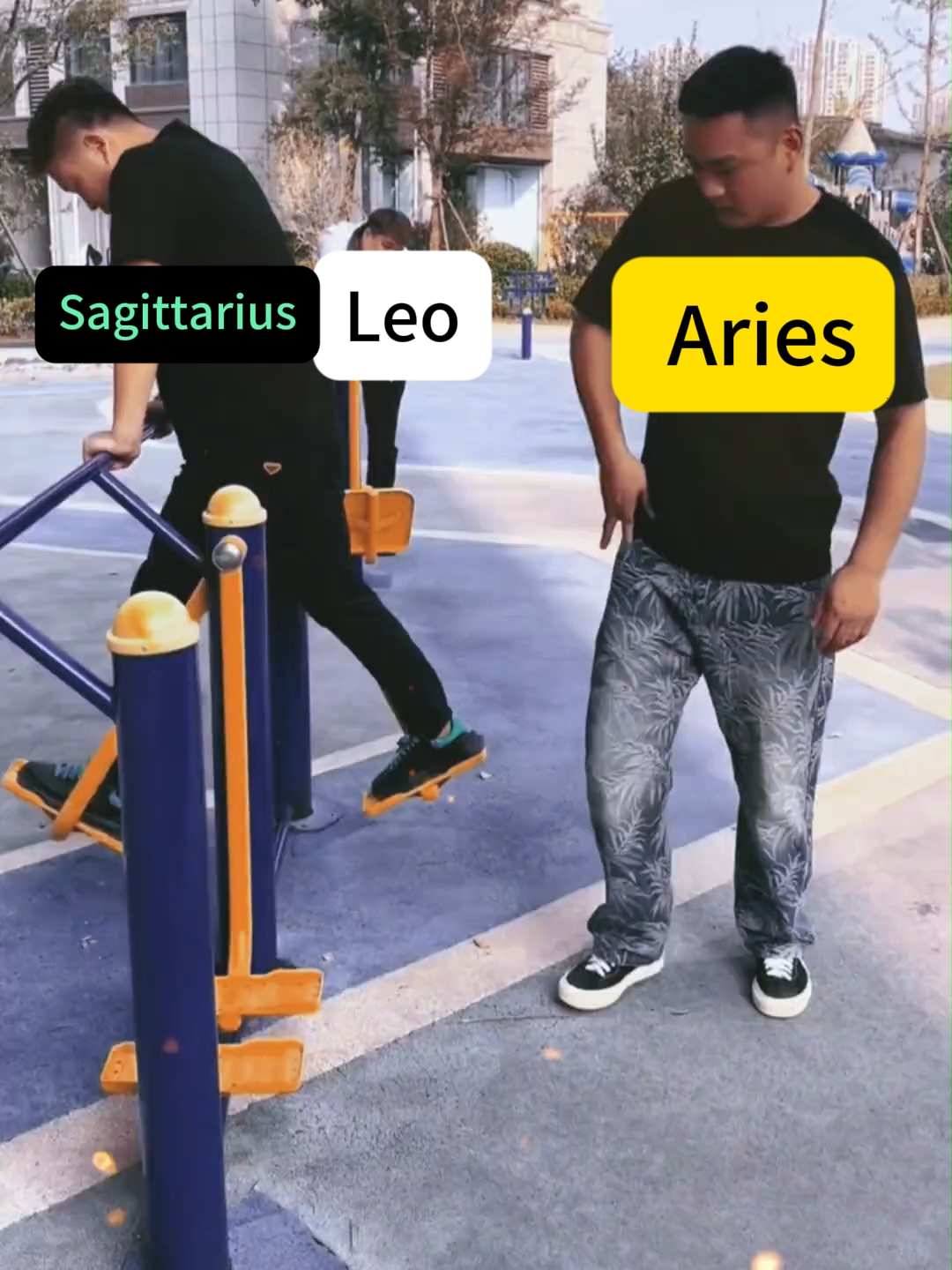 With Sagittarius taking the lead, the fire trio kicks it up a notch (as always)! #zodiacsigns #astrology #Sagittarius #leo #aries #fypシ