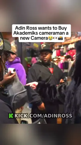 Adin Ross wants to Buy  Akademiks cameraman a  new Camera😭👀📸 #adinross #akademiks #cameraman #foryoupage #fypシ゚viral 