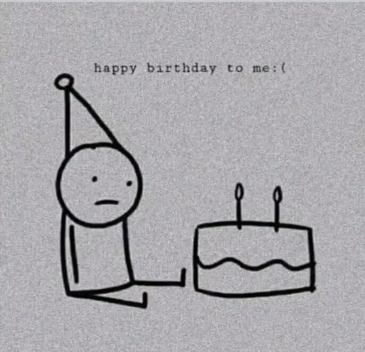 #happy birthday to me🍰😔