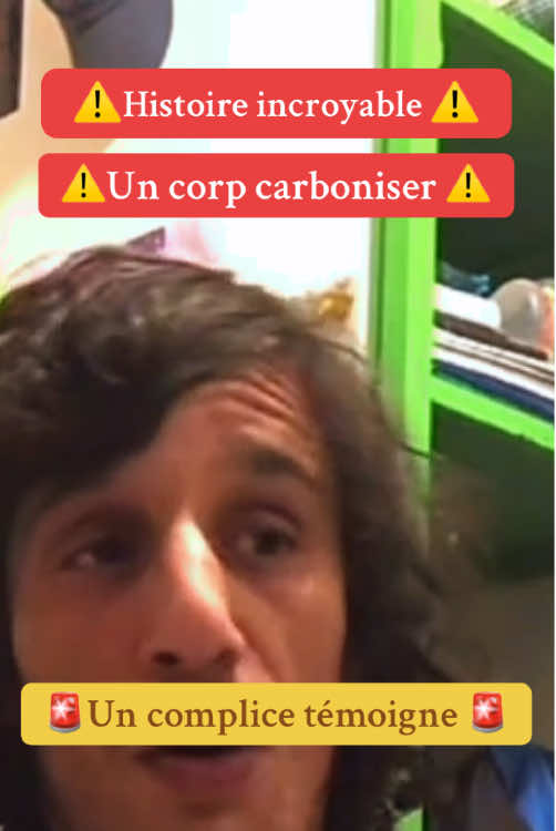Un corp carbonisé 🚨 il temoigne ⚠️ #marseille #pourtoi #viral 