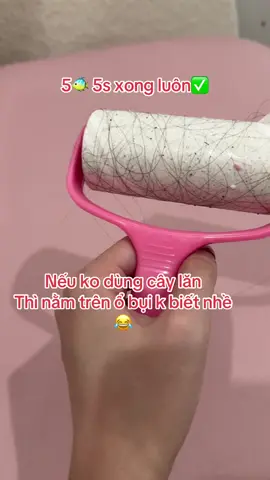 Lăn bụi chăn ga, quần áo sạch nha #xuhuong #caylanbuiquanao #caylanbui #review 