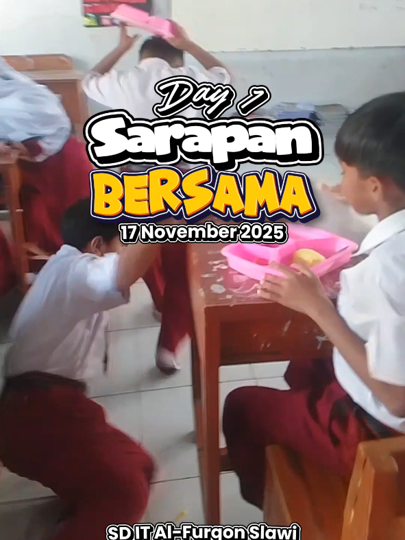 Awali hari dengan semangat 100%!  Ini dia hari pertama keseruan program Sarapan Bersama yang bikin pagi anak-anak di sekolah jadi lebih hangat dan penuh cerita! 🥪🥛 Eitsss, mimin mau ngasih tau ya kalau program ini bukanlah program baru di sekolah kami yaaa. Program sebelumnya adalah makan siang yang bergeser jadi sarapan pagi. 😉 Siapa yang paling lahap sarapannya hari ini? Coba absen pakai emoji di bawah! 👇 #SarapanBareng #MorningVibes #SDITAlFurqonSlawi  #SekolahKerenTegal  #sekolahtegal 