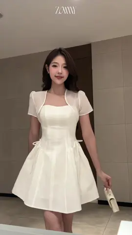 Vừa chếch chi mà vừa dễ thương luôn 🫶🏻 Set đồ gì mà hời zậy trời #zamy #fashion #zamydesign #tryon 