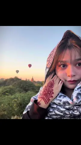 မနှစ်ကဆောင်းတွင်းထက်တောင်ပိုပြီးလှနေတယ်#sunrise #bagan #foryou #🌨️ #fypppppppppppppp 