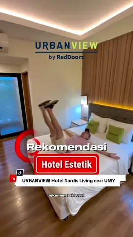 Rekomendasi Hotel Estetik & Strategis cuma 200Ribuan di Jogja 😎 URBANVIEW Hotel Nardis Living near UMY ✨ Jangan lupa bookingnya lewat Aplikasi RedDoorz ya, yuk download aplikasi RedDoorz sekarang juga karena banyak promo dan manfaat yang akan di dapat, staycation juga semakin hemat 🤩 Gunakan kode promo 