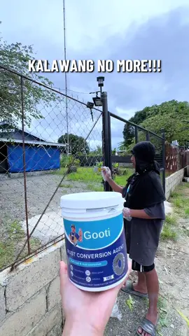 Say goodbye to kalawang sa bakod na dahil sa anti rust paint na to. #antirustpaint #antirust #gooti #gootipaint #gootipaints @Hannayaya 