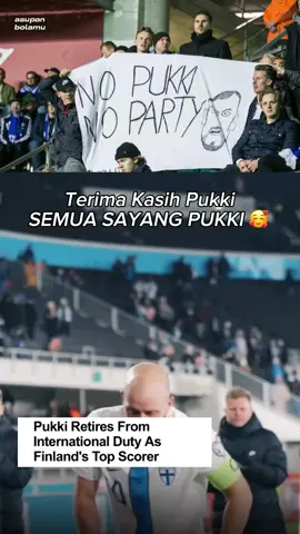 Dulu sering ngantuk di Sekolah, karena begadang nontonin bg Pukki “Legenda Finlandia, Teemu Pukki, resmi mengumumkan pensiun dari tim nasional setelah laga November 2025. Dengan 131 caps dan 42 gol, dia menutup bab besar karier internasionalnya dengan penuh rasa bangga dan emosional.” “Kini adalah waktu yang tepat — Teemu Pukki mengucapkan selamat tinggal ke timnas Finlandia. Dua pertandingan terakhir di November akan jadi momen spesial yang ingin dia nikmati sepenuhnya.” “Setelah lebih dari satu dekade mengabdi untuk Finlandia, Pukki memilih mundur dari timnas. Dia berharap bisa mencetak gol terakhirnya dan menikmati tiap detik di lapangan.” “Dari pencetak gol terbanyak sepanjang masa timnas Finlandia hingga legenda yang pensiun: terima kasih, Teemu Pukki. Dua pertandingan pamungkas menanti di November.” “Keputusan tidak mudah, tetapi rasanya tepat: Teemu Pukki pensiun dari tim nasional. Sebuah era sepak bola Finlandia pun berakhir.”