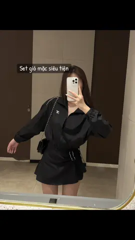 Năng động dễ mặc, cả set khỏi cần mix match 👌✨ #thekim #setdo #aokhoacgio #thoitrang #outfit 
