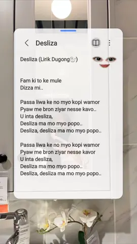 desliza lirik dugong   #desliza #lirikdugong #song  #viral  #foryou 