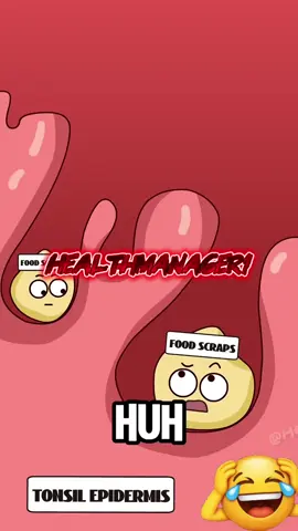 What are those smelly particles that you pick out of your throat?#animation #funny 