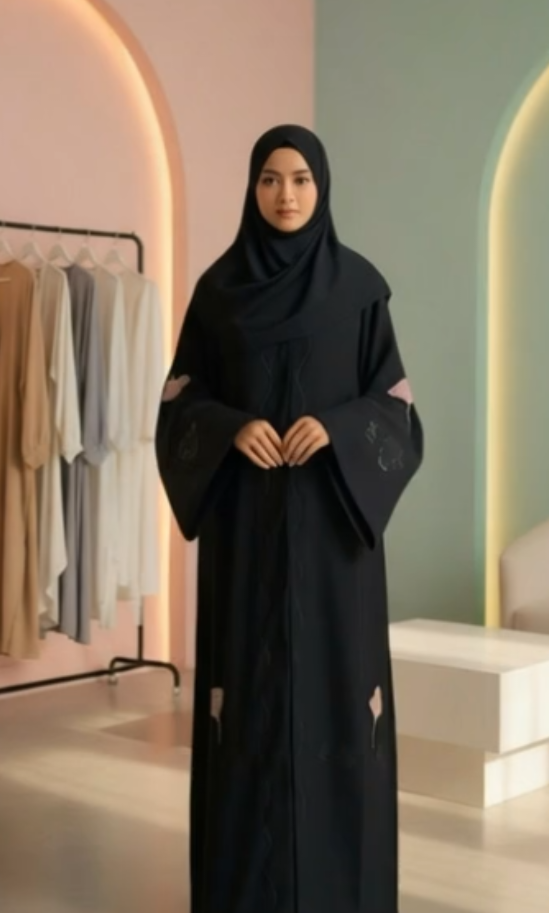 MasyaAllah… cantik banget dipakainya 🤍 Modelnya sopan, anggun, dan jatuhnya elegan. Nyaman buat harian, pengajian, bahkan kondangan. Cek link produk di bawah sebelum kehabisan ✨👇” #TikTokFashion #tiktokaffiliate #fyp #affiliatemarketing 
