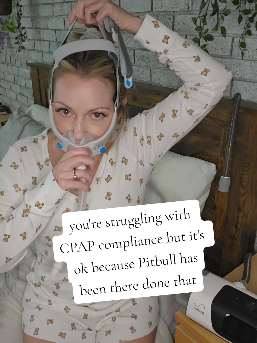 ok so I don't know if @Pitbull is a CPAP user BUT if he's not, I'm here to help with adjusting to CPAP! what do you struggle with? #cpaptok #sleepapnea #sleep 