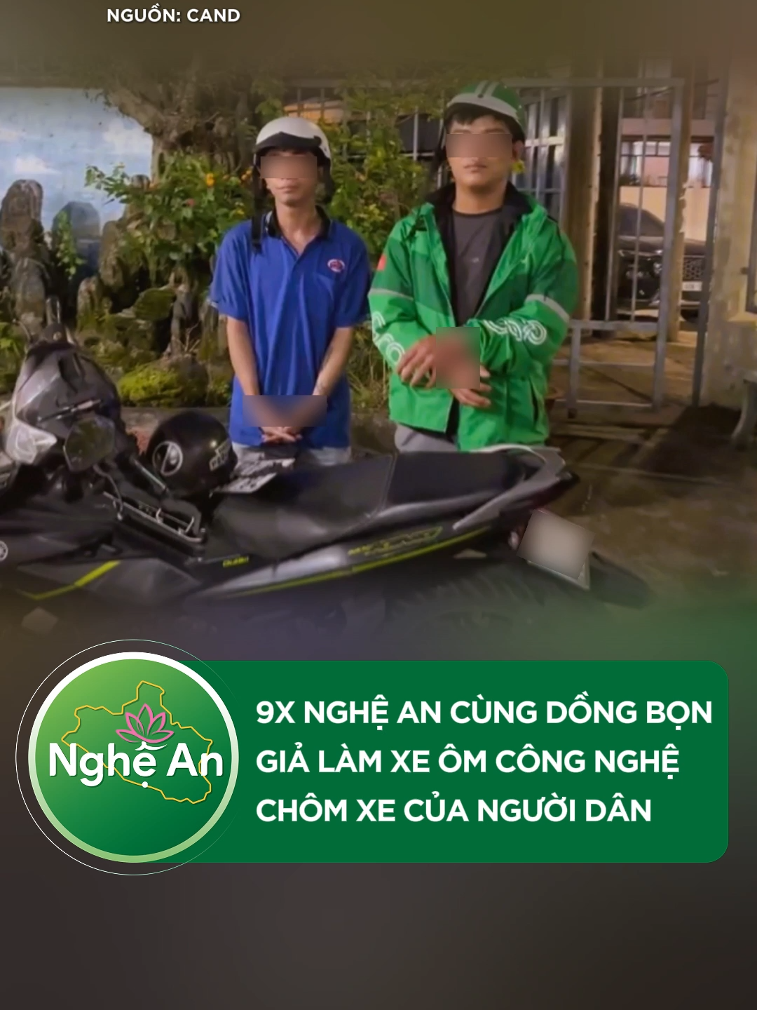 Đúng trốc tru cò lẹ, Giả mần xe ôm rồi nhảy xe của người dân 😳 #ngheannews #nghean