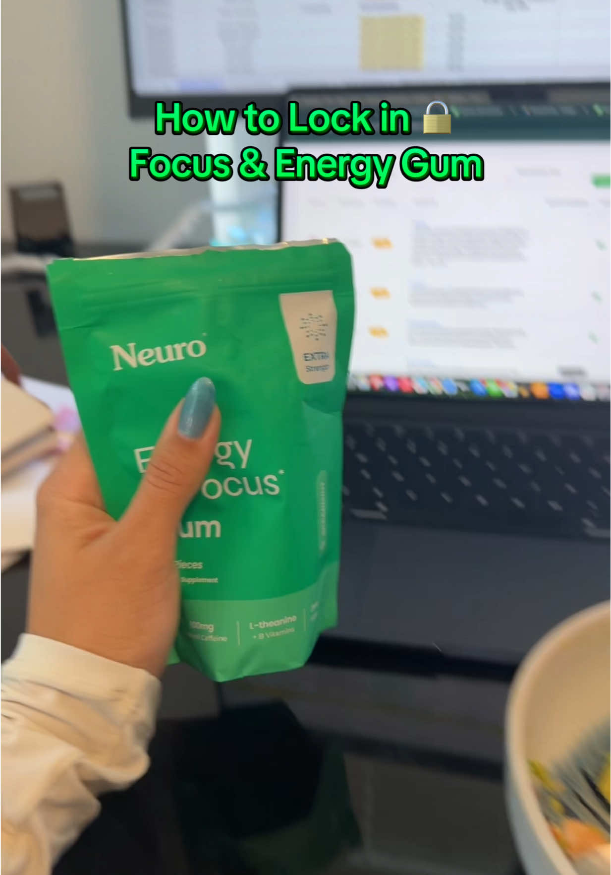 The extra strength is another level #neurogum #focus #tiktokshopblackfriday 