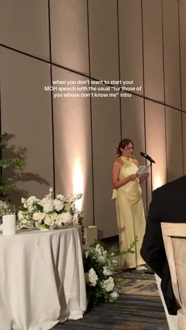 I’ll remember this day for the rest of my life! 🥹😭🥹🤭  . #wedding #maidofhonor #maidofhonorspeech #weddingday #weddingspeech 