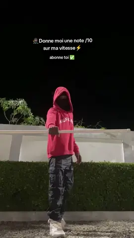 🥷🏾Donne moi une note /10 sur ma vitesse⚡