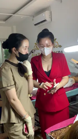 Cập nhập da của khách cho học vien #chamsocdamun#chamsocdaseo#chamsocdanam#tanbinh#Lqspa&academy