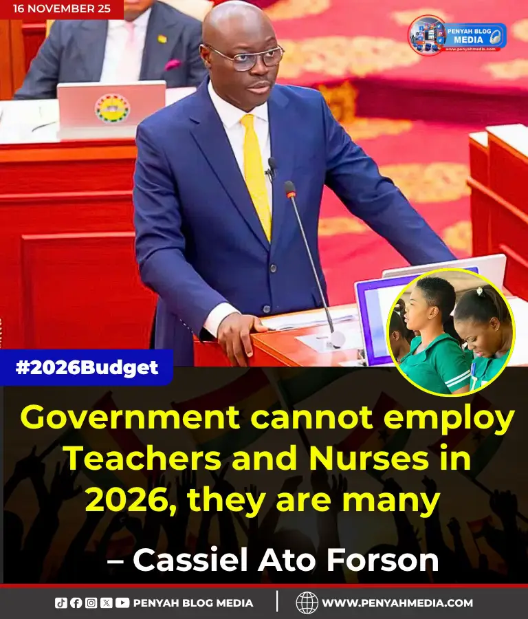 Government cannot employ all the backlogs of Teachers and Nurses, they are many, Ato #PenyahBlogMedia #penyahblog #2026Bugdet 