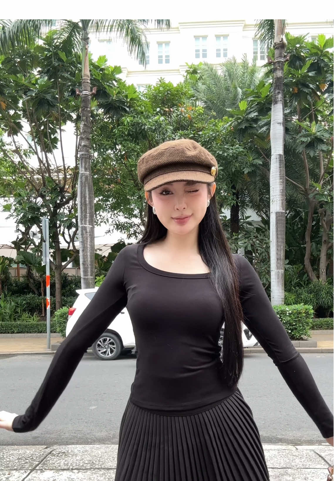 Áo cổ vuông 😘#fyp #viral #xuhuong 