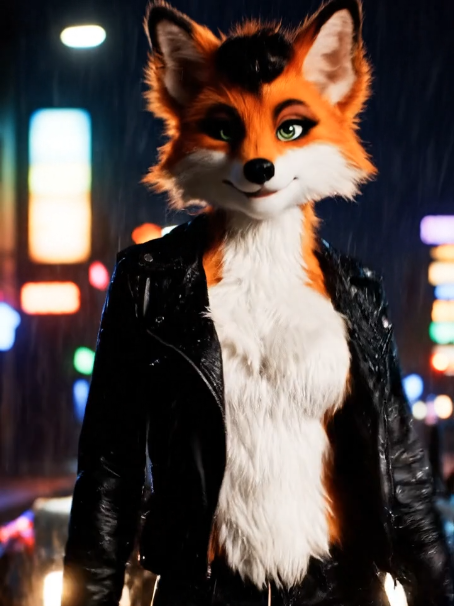 I'd let her crash. #furry #furries #veo3 #fox 