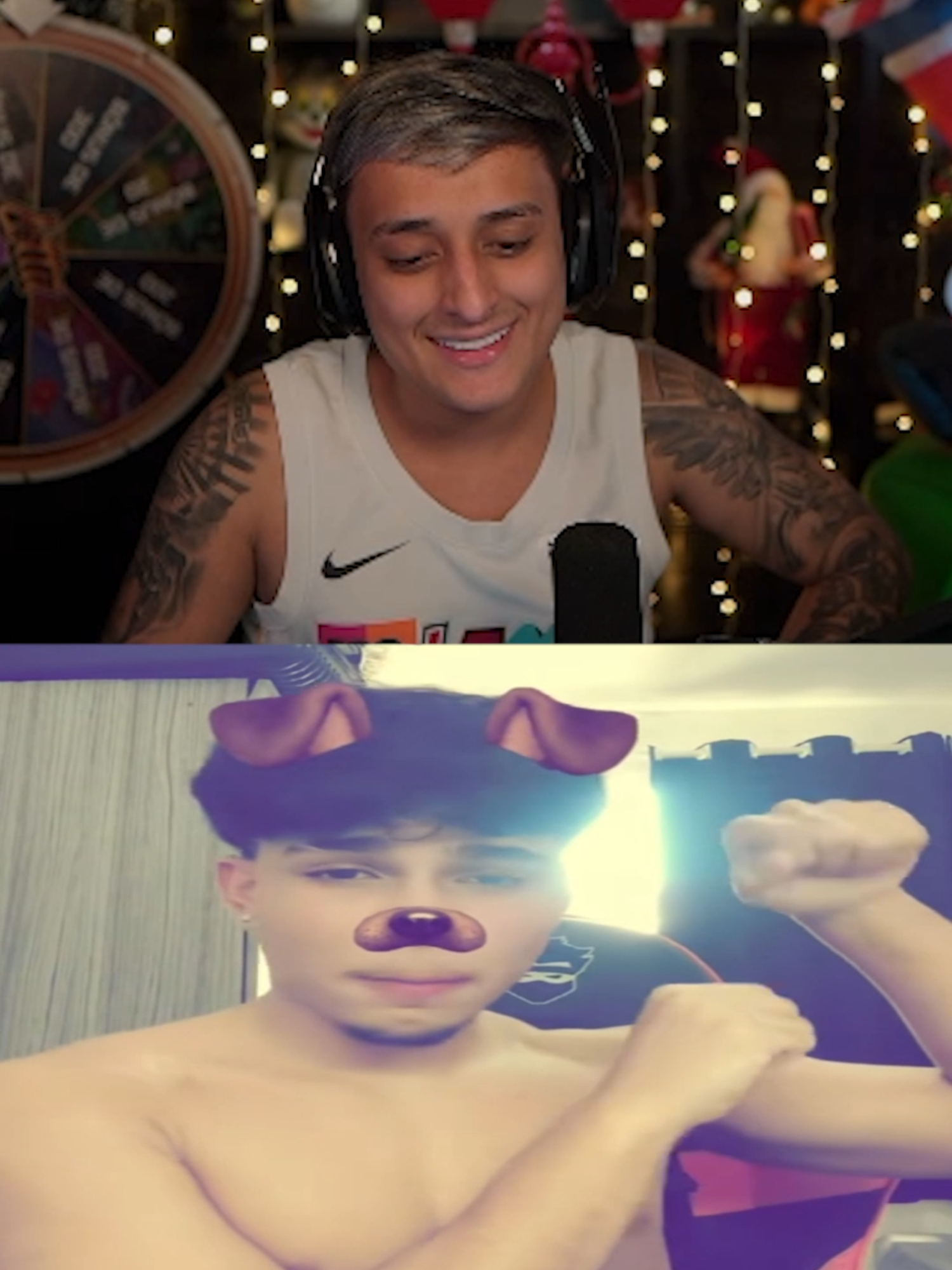 Dona reagindo ao lil theux fazendo miau miau #dona