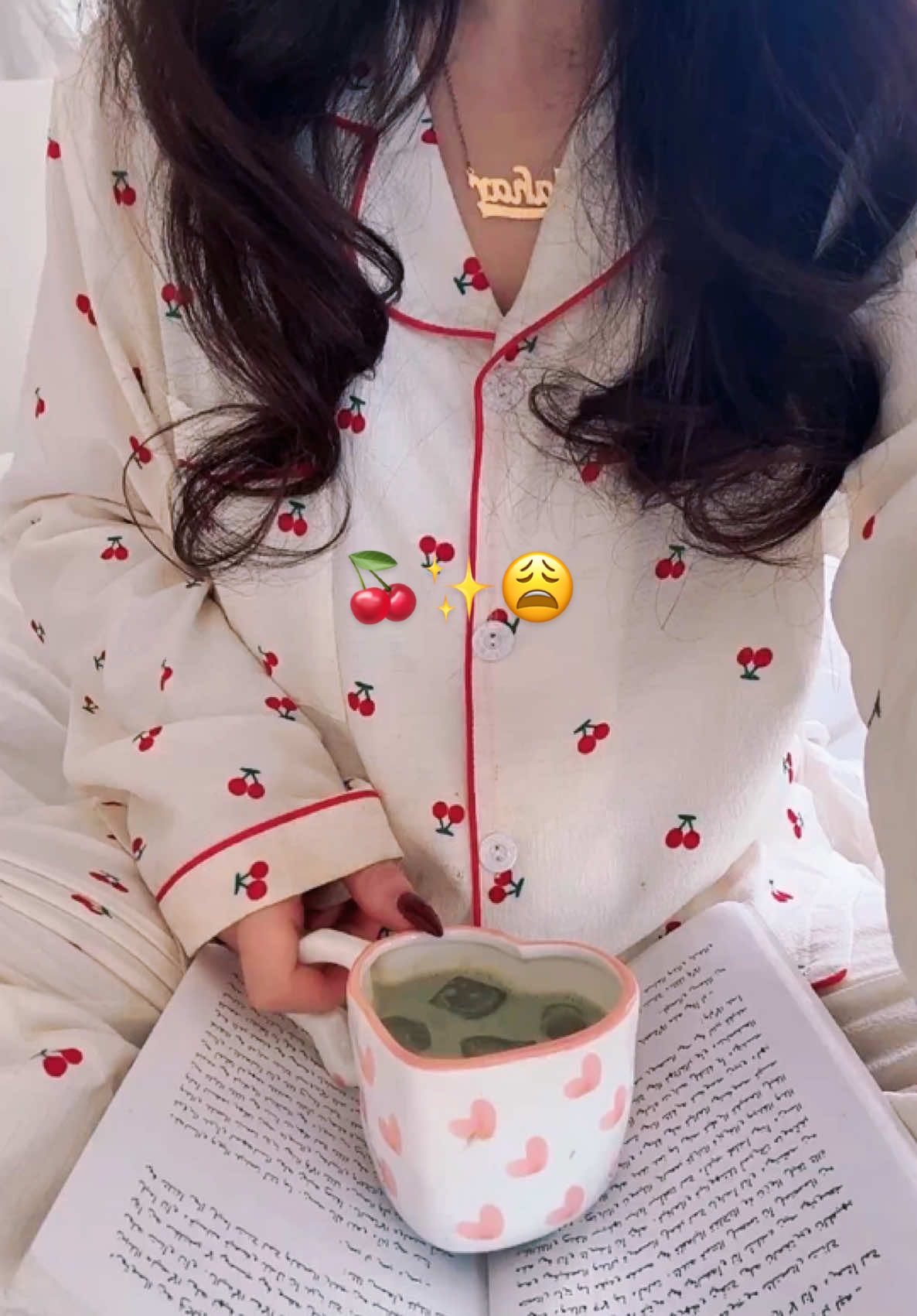 Cherry 🍒 ensemble pyjama pour femme très chic et confortable 🌸👇🏻👇🏻#tiktokshopblackfriday #cyber #fry #cherry #hiver 