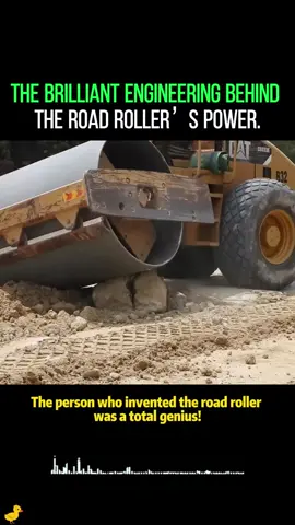 The Real Reason Road Rollers Are So Strong!#knowledge #Science #usa 