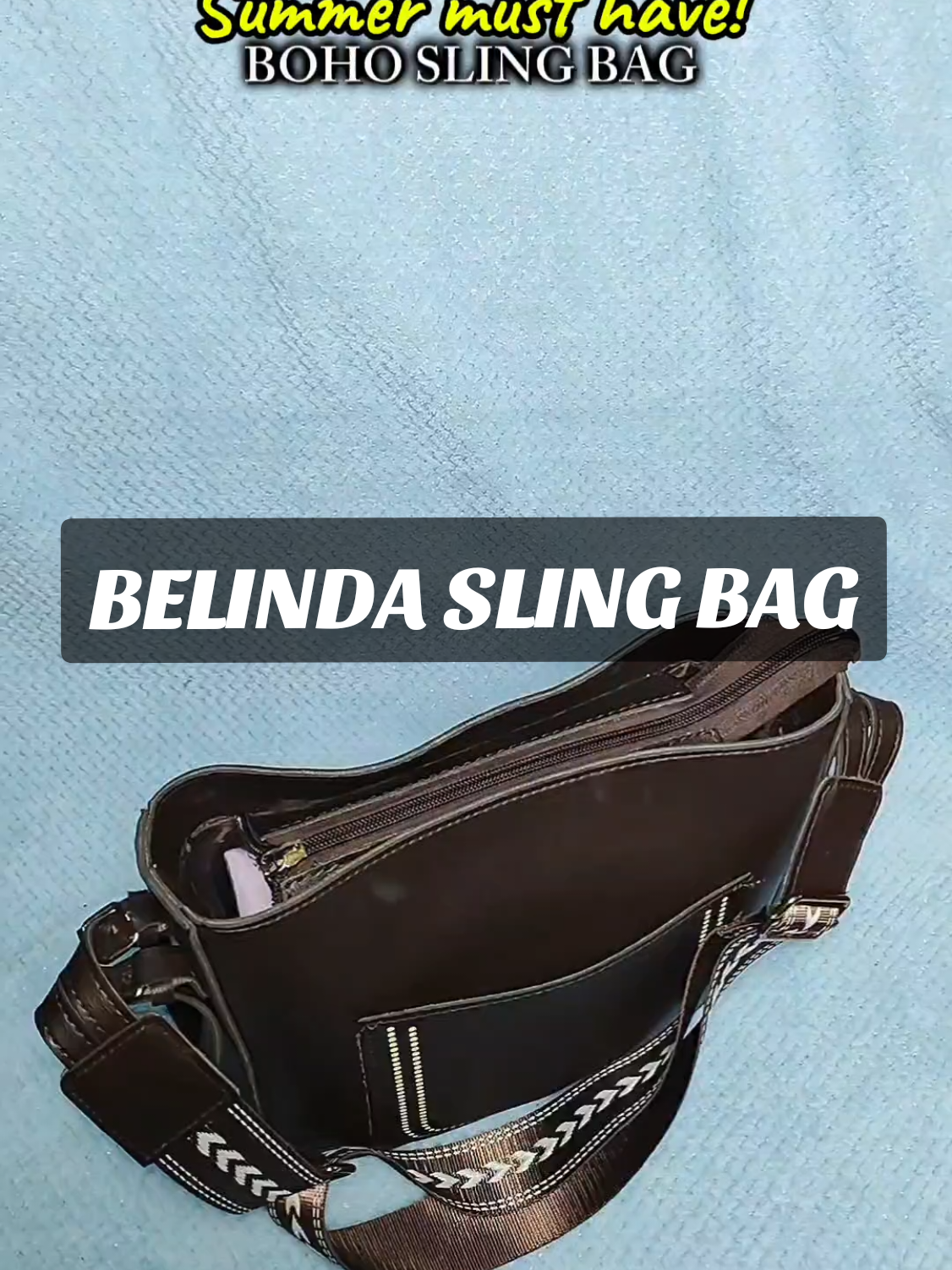100+ lang may quality bag kana 😍☺️ #followers #belindabags #slingbag #bohoslingbag #bag @belindabag 