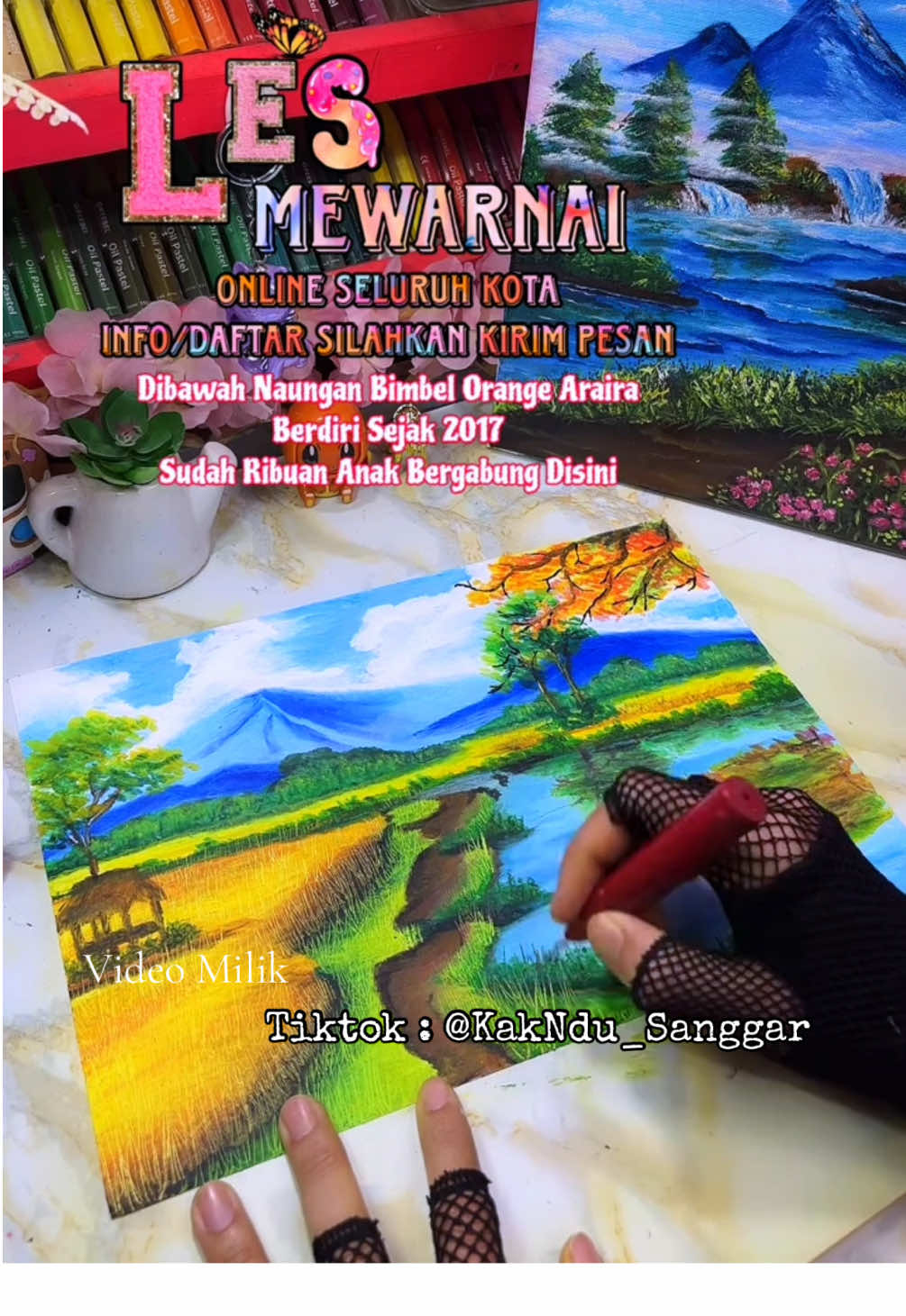 #mewarnai #lesmewarnaionline #melukis #bimbelmewarnai #kelasmelukis 