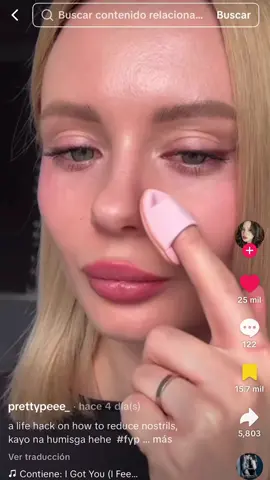 Que opinas?  😳 #hacks #contouring #tipsdemaquillaje #cirugiaconmaquillaje #contornodenariz 