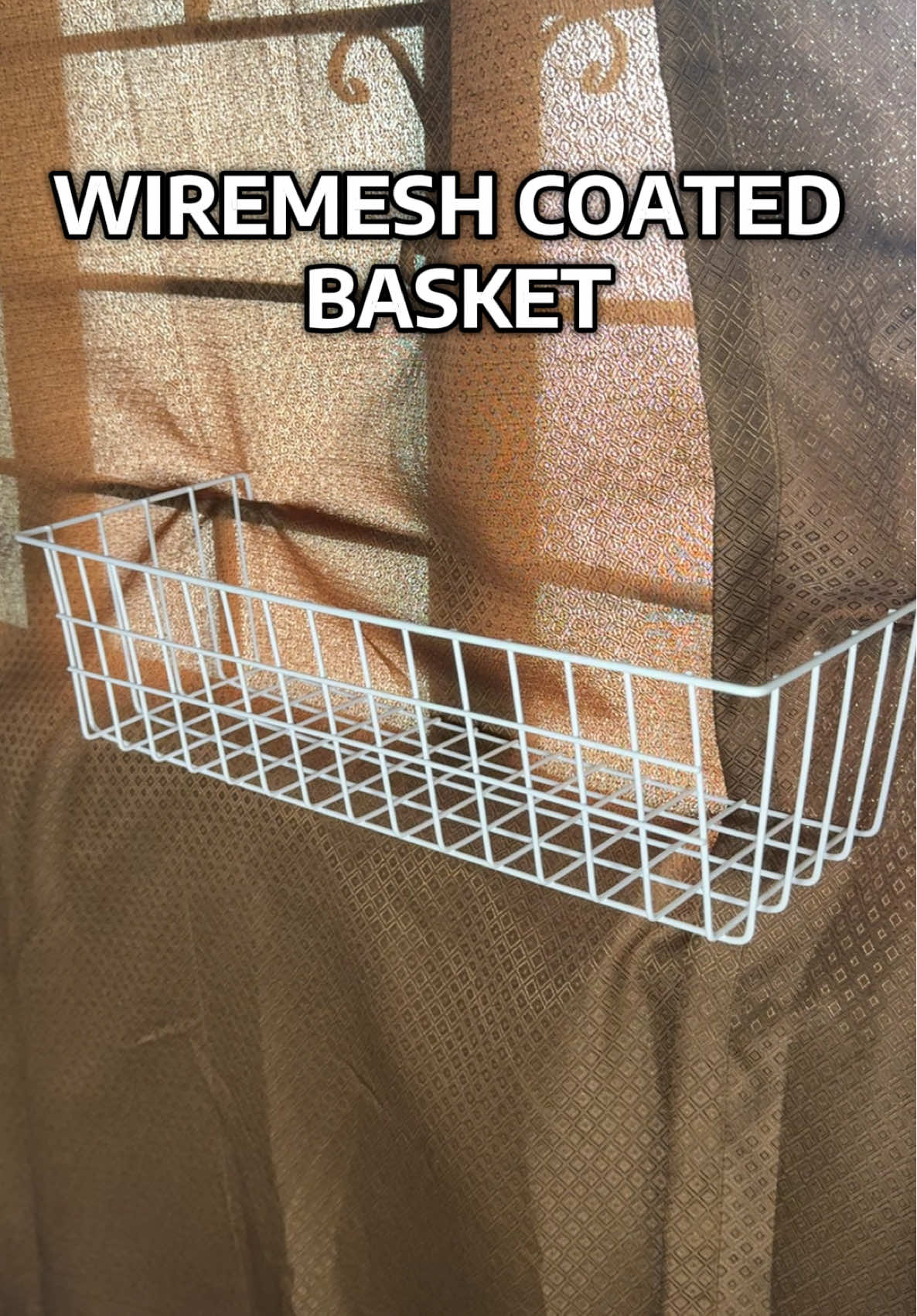 Grabe talaga napaka space saver ng wiremesh coated basket nato😍 #wiremesh #wiremeshbasket 