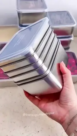 Wadah makanan stainless steel.  #wadahmakanan #wadahstainless #foodstoragestainlesssteel #wadahsayurdikulkas #wadahmakananviral 