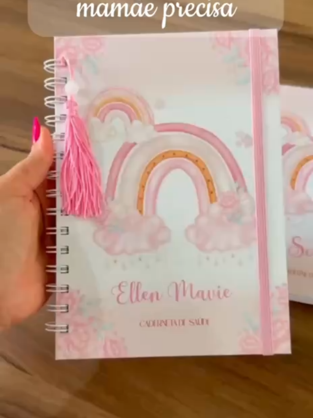 Caderneta de saúde prática, fofa e essencial para acompanhar cada fase do seu bebê #cadernetadobebe #cadernetadesaudepersonalizada #registrodobebe #cadernetadobebe #ad 