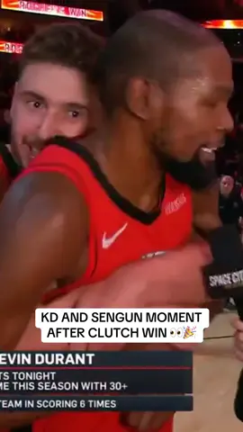 Gotta love the Rockets chemistry 😂 #kevindurant #alperensengun #NBA #rockets #basketball 