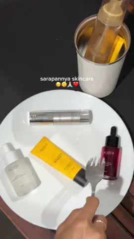 Sarapannya bikin kenyang kulit sih 🙂‍↔️🙏🏻 #skincareviral #skincarejerawat #skincareglowing #lacoco #breakfastideas 