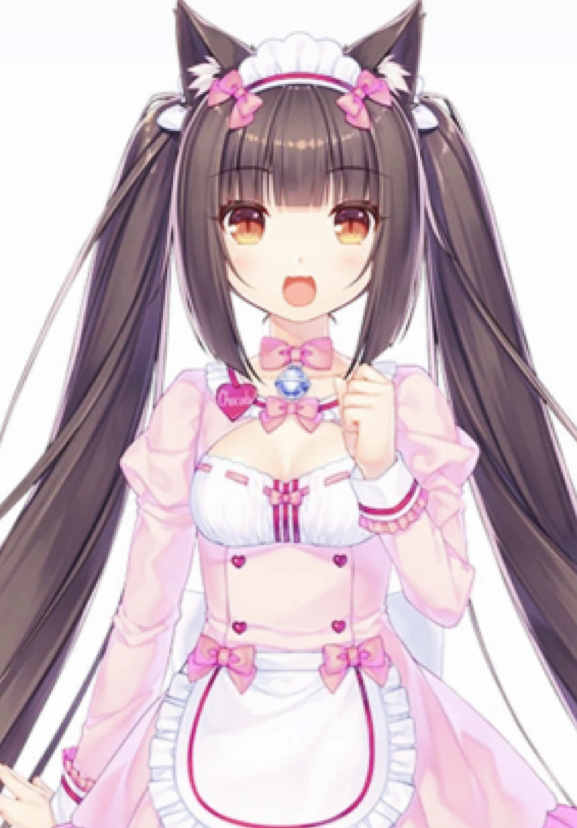 (៸៸᳐⦁⩊⦁៸៸᳐ )੭ ﾞ OMG my fit is fantastic!! (Im back :3) • • • • • #nekopara #chocola #nyamipara🐾💕 #cute #nekomimi