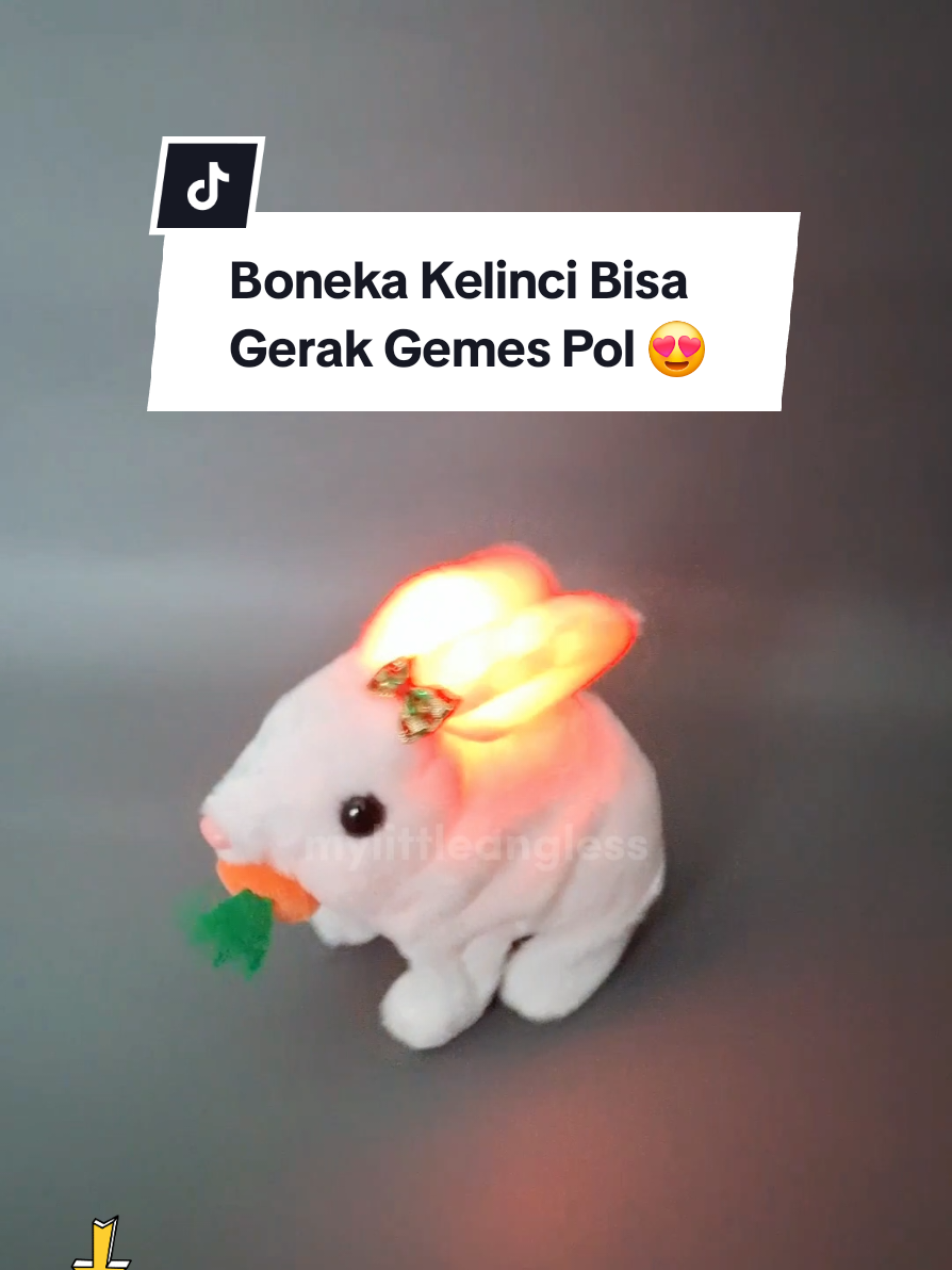Mainan boneka kelinci bisa bergerak dan bersuara 😍 Buat kado ultah, kado natal bisa banget kaann #mainananak #bonekakelinci #bonekakelinciberjalan #mainananakviral #mainanboneka 