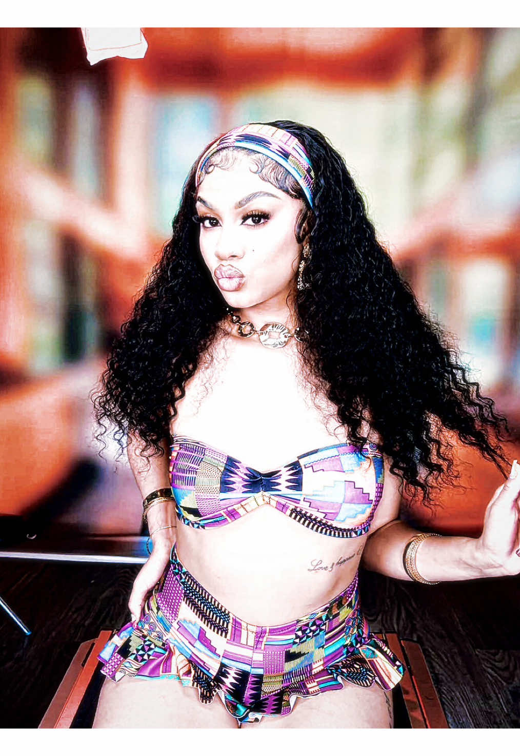 Lex tore badly  #baddiesusa #zeus #biglex #viralvideo #fyp 