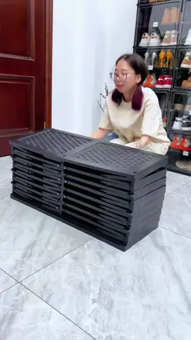 This is the best foldable shoe rack I’ve ever seen!!!#organizer #foldable #stackable #shoebox #shoecabinet #shoerack #shoeorganizer #organizedhome #shoecollection #shoelover #shoerackorganizer #foldingshoerack #fyp #boots #heels #sneakers #tiktokshopblackfriday #tiktokshopcybermonday 
