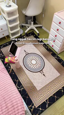 Kapan lg nemu karpet secakep ini, tapi harga dibawah 100k. Cek kalian dapet harga berapa  #karpeteropa #karpetaesthetic #karpetmurah #karpetlantai#karpet 
